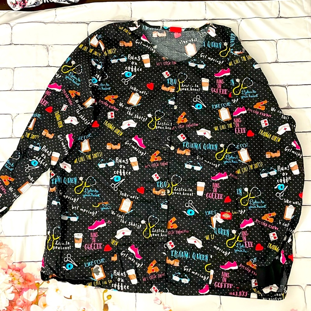 Scrub jackets for those cold days!